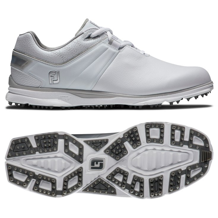 Footjoy Schuhe ohne Spikes Pro SL Women White Grey Präsentation