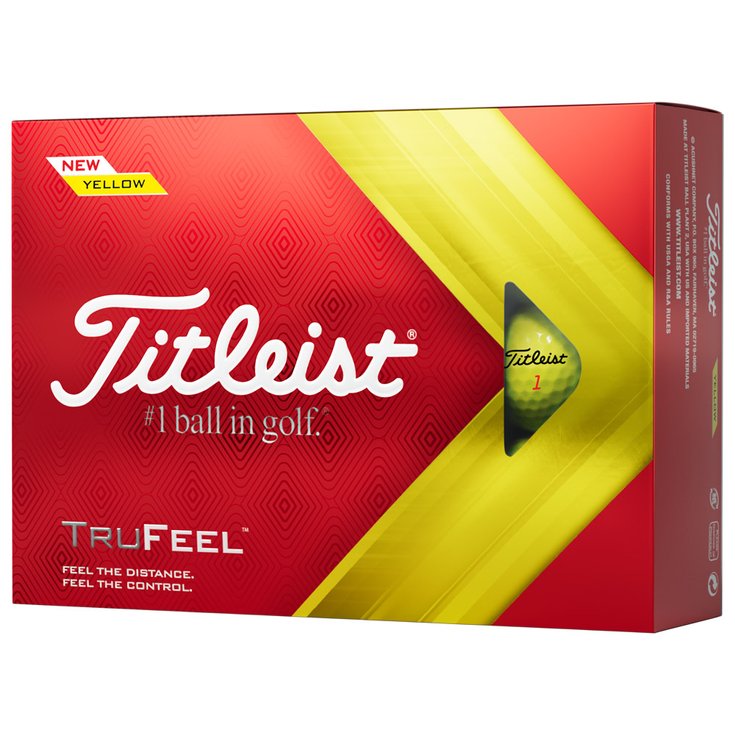 Titleist Neue Golfbälle Trufeel Yellow Präsentation