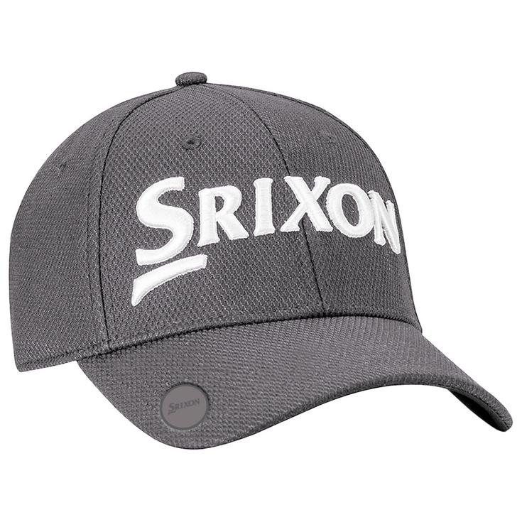 Srixon Cap Ball Marker Cap Warm Grey White Präsentation