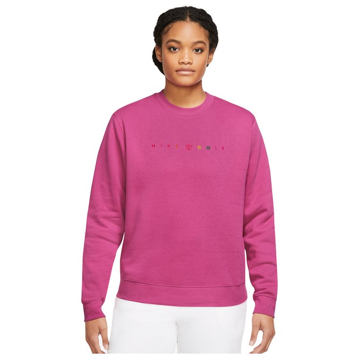 Nike Pull NGC Crew Top Active Pink Détail golf 1