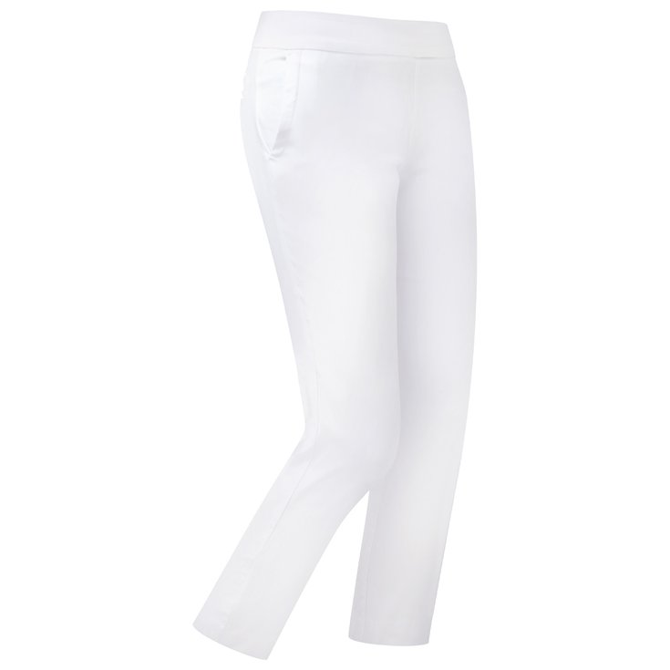 Footjoy Pantalon Golfleisure Performance Cropped Trousers White Présentation