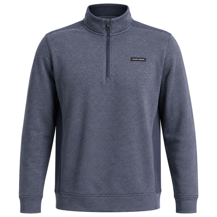 Under Armour Pullover Sweaterfleece Hybrid Half Zip Downpour Gray Präsentation