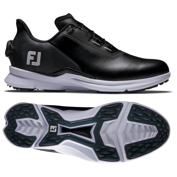 Footjoy Fuel BOA Black Black White 