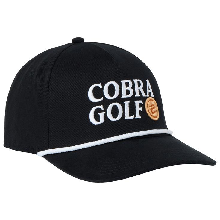 Cobra Cap Staple Rope Cap Black White Präsentation