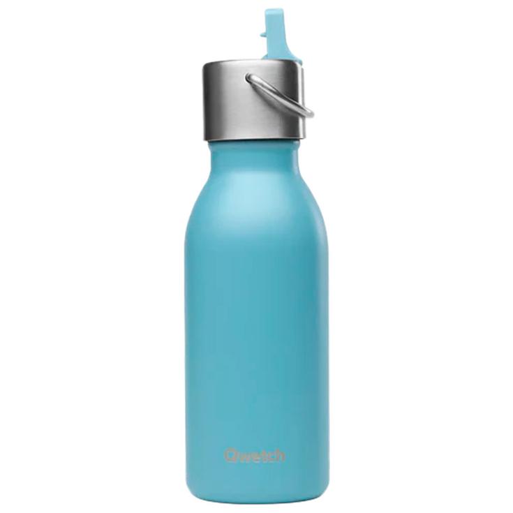 Qwetch Trinkflasche Kids 350 ml Sport Active Matt Bleu Präsentation