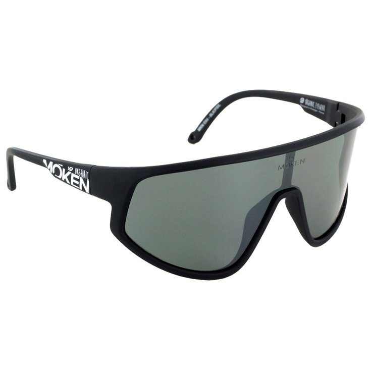 Moken Vision Sonnenbrille Rockett Black Grey Silver Polarized Präsentation