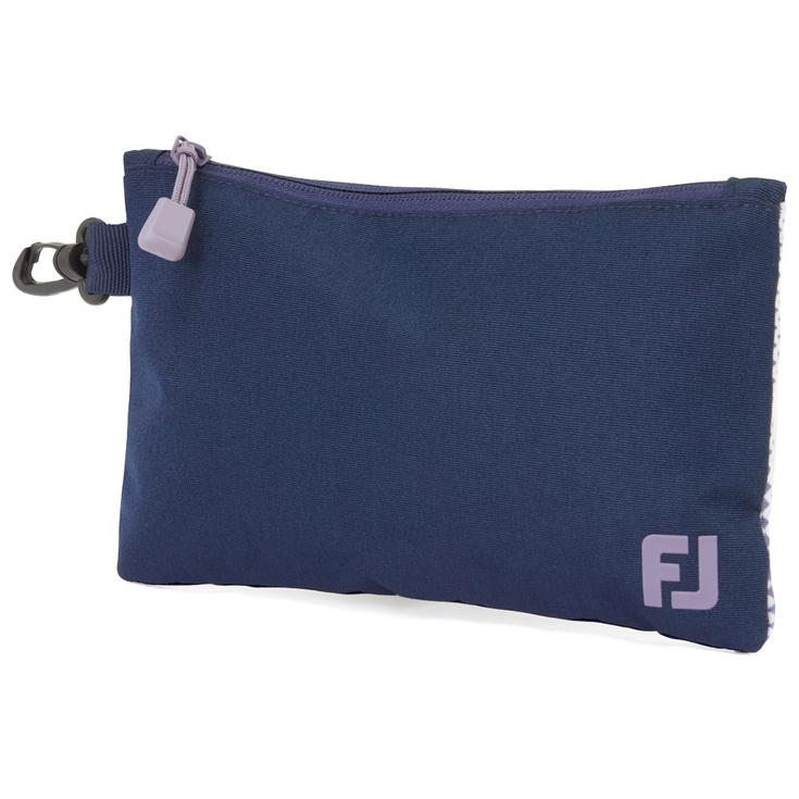 Footjoy Pochettes Valuables Pouch Navy Dusty Lavender Print Présentation