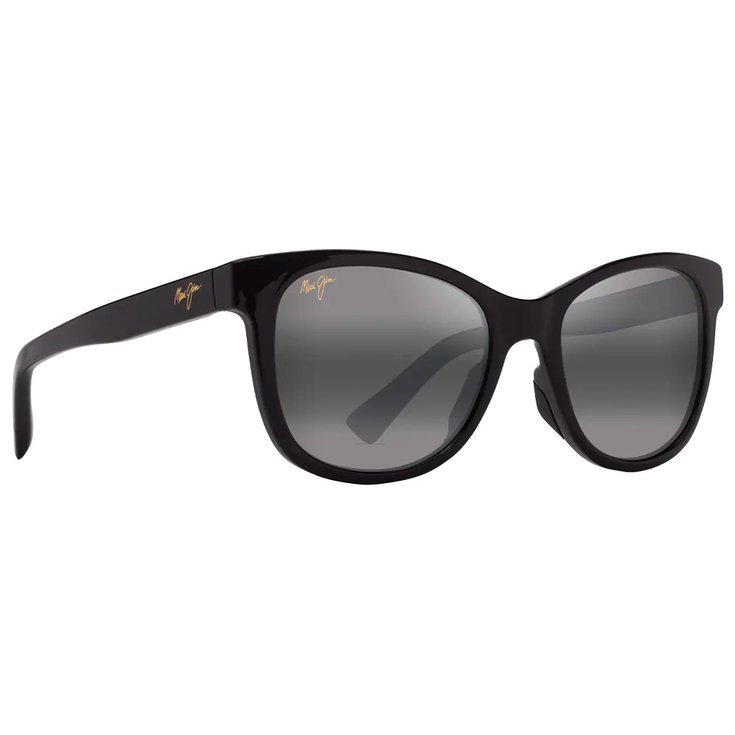 Maui Jim Sonnenbrille Kiopa'a Noir Brillant Gris Neutre Minéral Superthin Präsentation