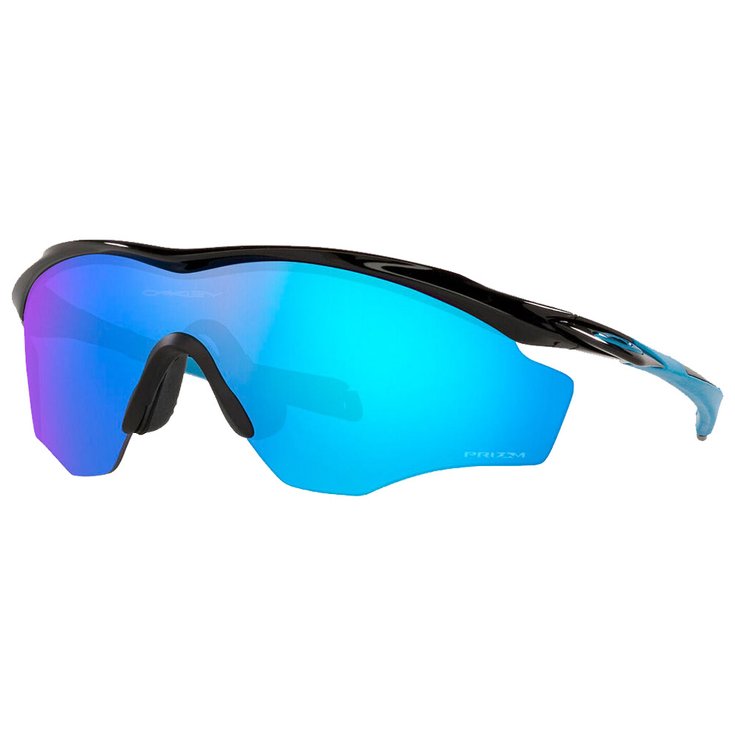 Oakley Sonnenbrille M2 Frame XL Polished Black Prizm Sapphire Präsentation