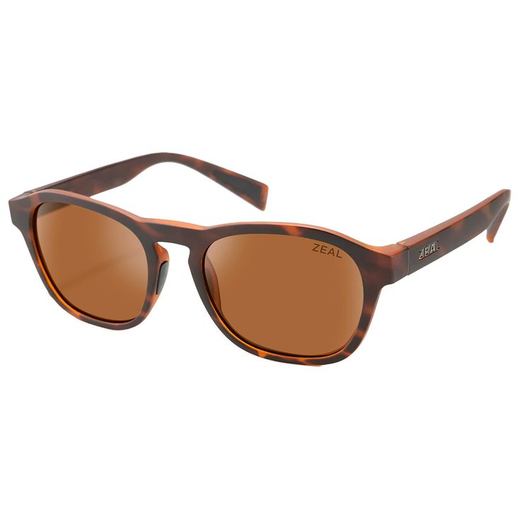 Zeal Sonnenbrille Dawn Matte Tortoise Ellume Polarized Copper Präsentation