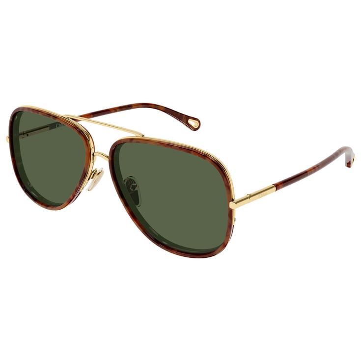Chloé Sonnenbrille CH0382S 003 Gold Tortoise Präsentation
