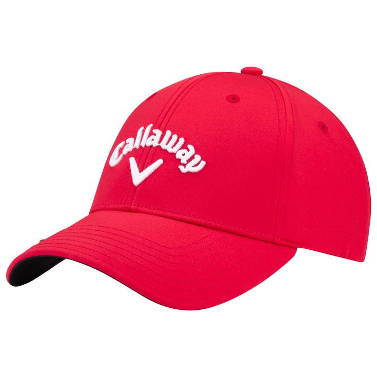 Callaway Golf Cap Stitch Magnet Red Präsentation