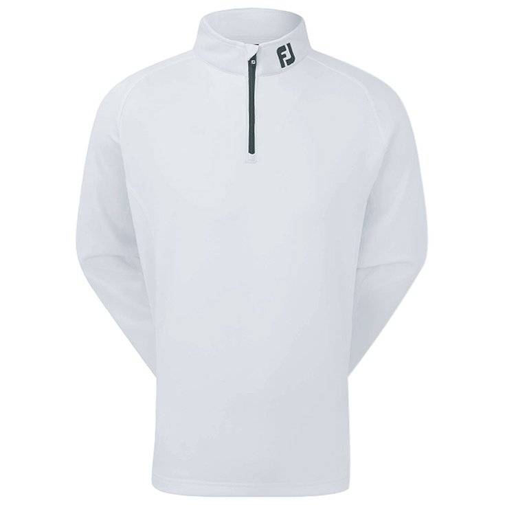 Footjoy Pull Chill Out Zip White Navy Présentation