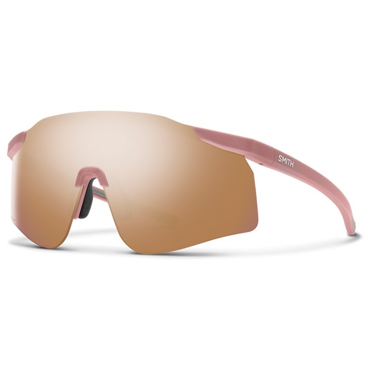 Smith Lunettes de soleil Defy Matte Chalk Rose Chromapop Rose Gold Mirror Présentation