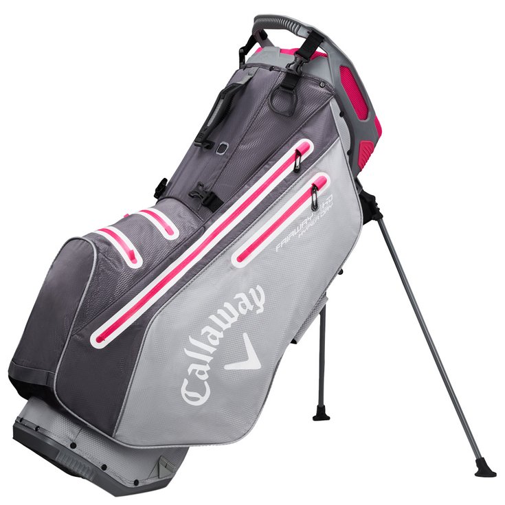 Callaway Golf Standbag (Komplettsatz) Fairway 14 HD Stand Carcoal Silver Pink Präsentation