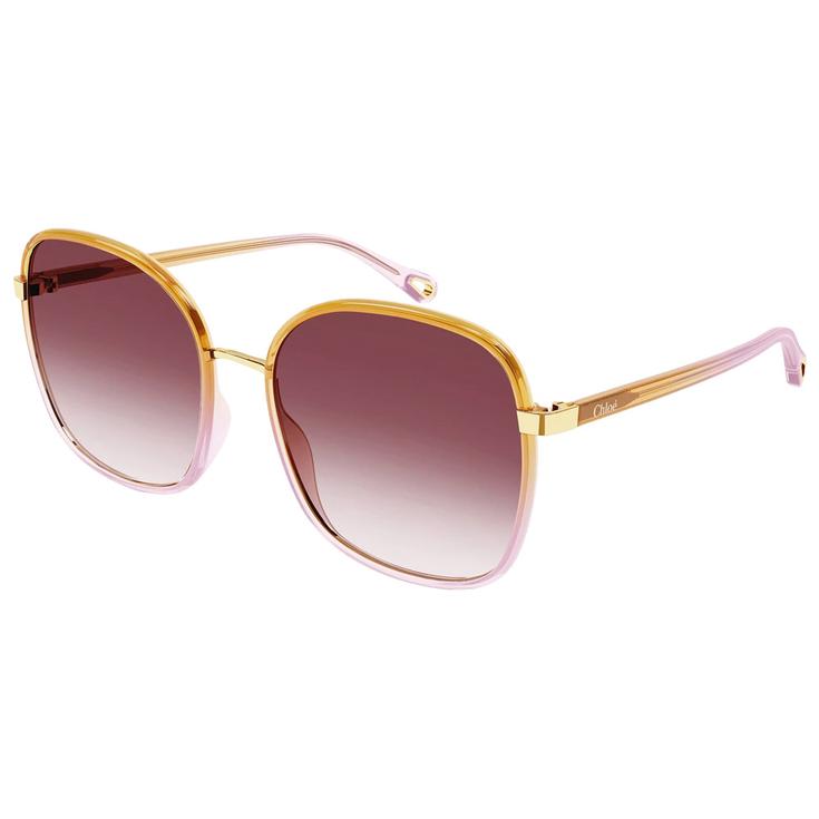 Chloé Lunettes de soleil CH0031S 008 Yellow Pink Présentation