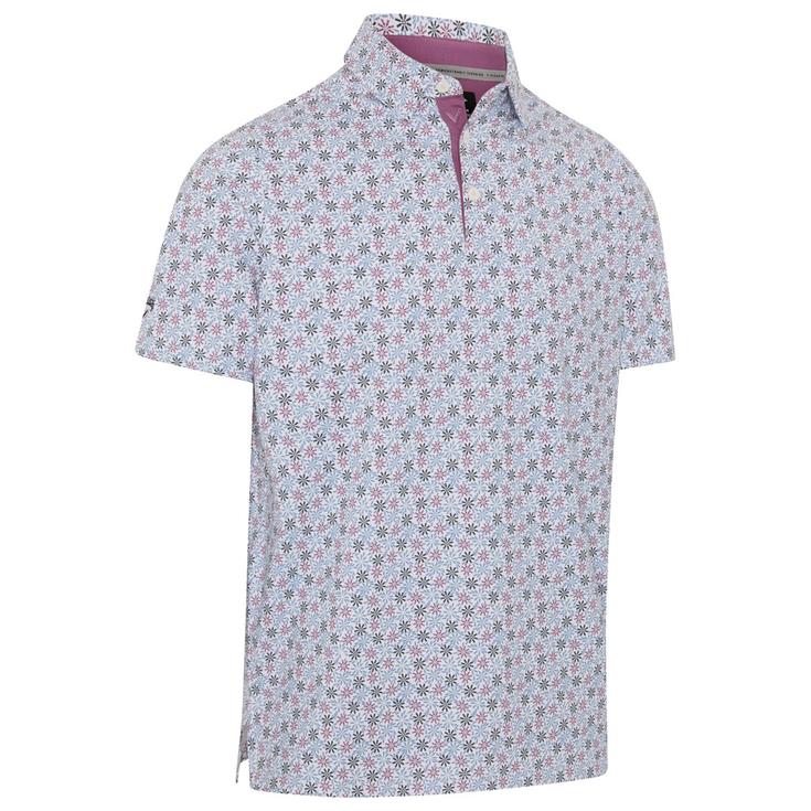 Callaway Golf Polohemde Making Flowers Out Of Wisky Bright White Präsentation