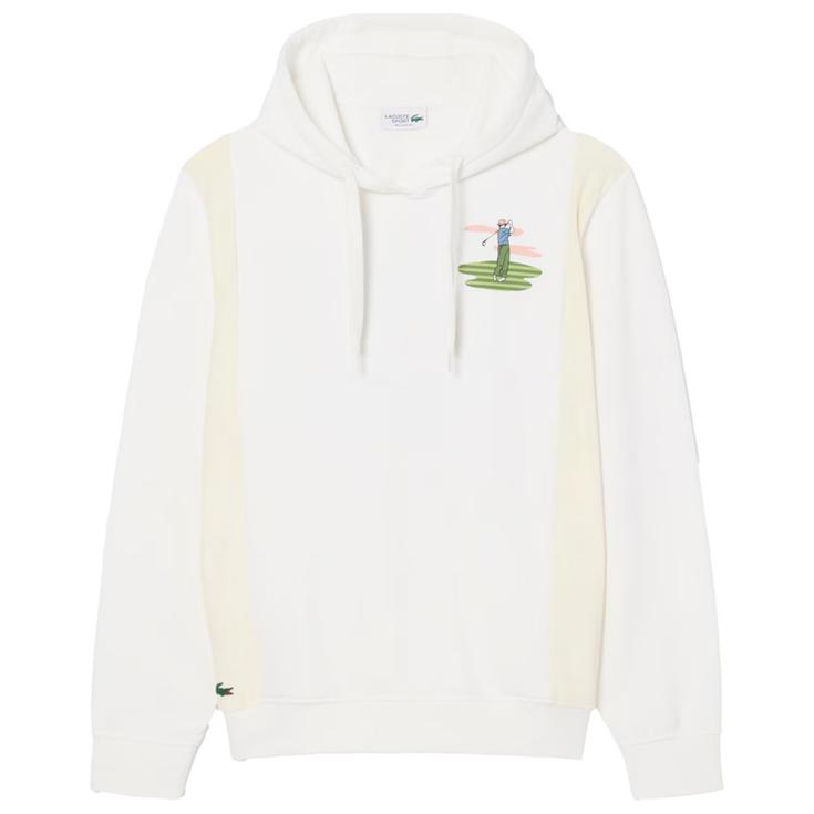 Lacoste Pull Hoodie Flour Powder Présentation