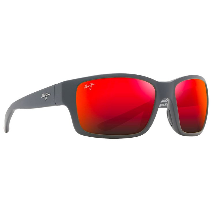 Maui Jim Sonnenbrille Mangroves Noir Mat Hawaii Lava Mineral Superthin Präsentation