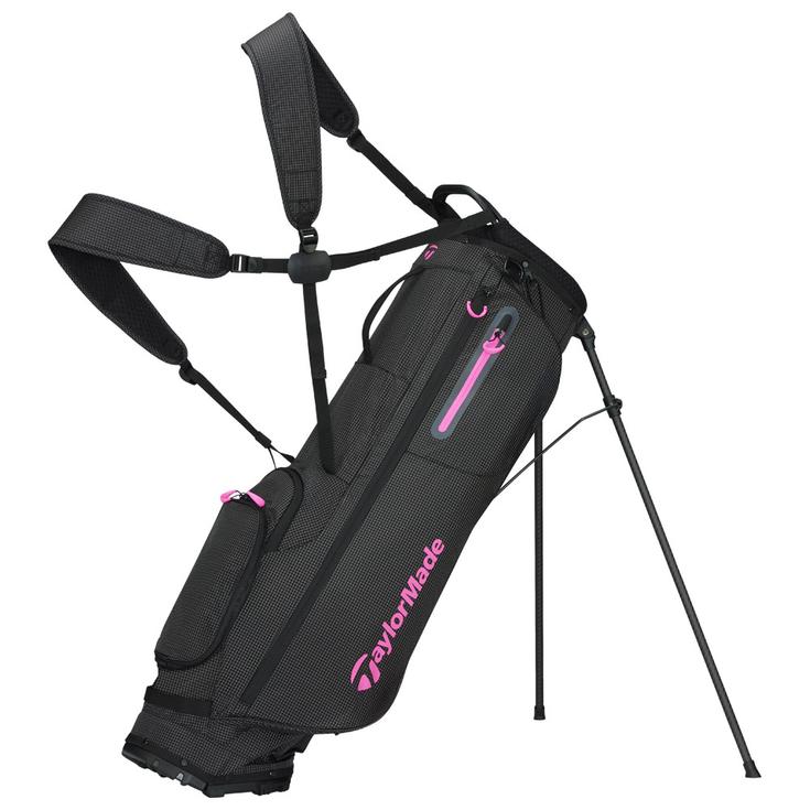 Taylormade Standbag (Komplettsatz) Flextech Superlite Black Neon Pink Präsentation