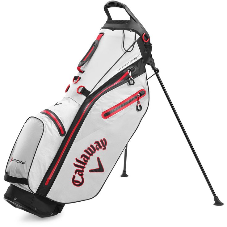 Callaway Golf Standbag (Komplettsatz) HyperDry C Stand Stone Black Red - Sans Präsentation