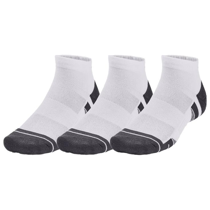 Under Armour Socken Performance Tech 3Pk White White Jet Gray Präsentation