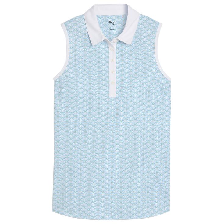 Puma Golf Polohemde Cloudspun Scallop Sl Safe Lake Präsentation
