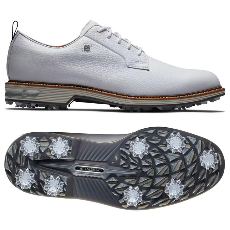 Footjoy Chaussures avec spikes Premiere Series Field White Grey Présentation