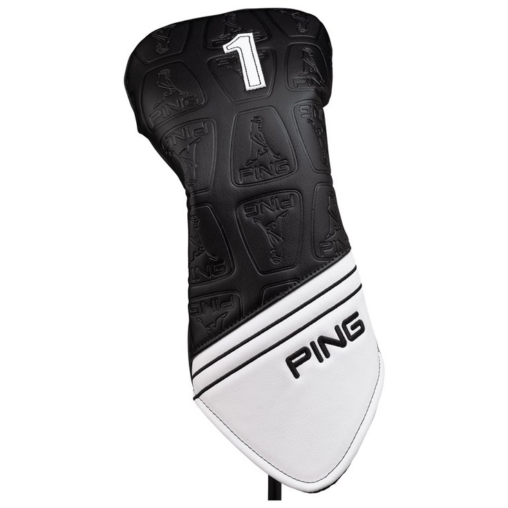 Ping Capuchon de club Core Driver Headcovers White Black Présentation