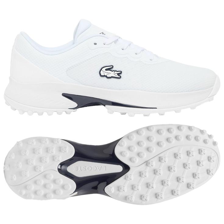Lacoste Schuhe ohne Spikes Golf Point V2 White Navy Präsentation