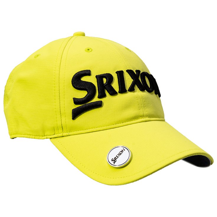Srixon Casquettes Magnetic Ball Marker Cap Yellow Black Präsentation