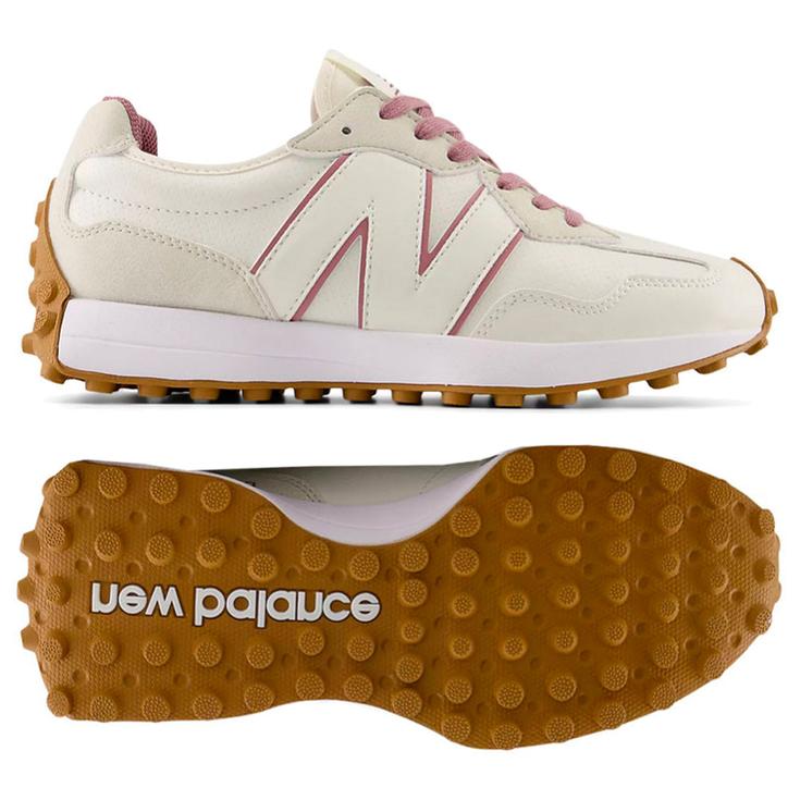 New Balance Chaussures sans spikes Women's 327 Golf Sesame Présentation