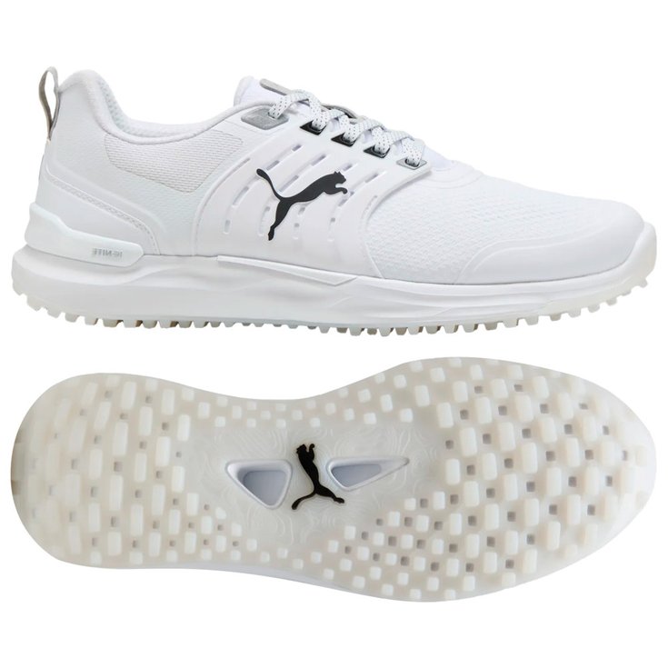 Puma Golf Ignite Elevate 2 White Black Silver Präsentation