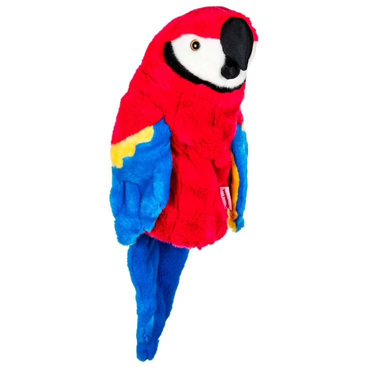 Daphne Schlägerhaube Couvre-Bois Peluche Parrot Präsentation