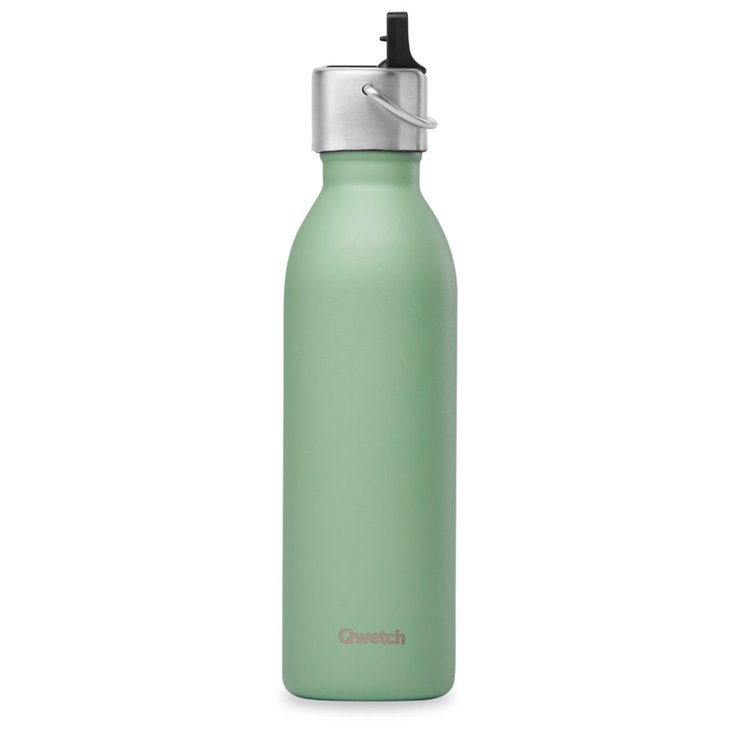 Qwetch Trinkflasche Active 600 ml (Bouchon Sport) Matt Tilleul Präsentation