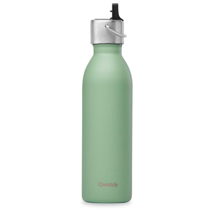 Qwetch Gourde Active 600 ml (Bouchon Sport) Matt Tilleul Présentation