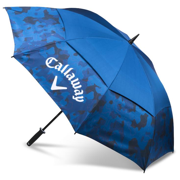 Callaway Golf Regenschirm Shield 64 Double Canopy Navy Red Präsentation