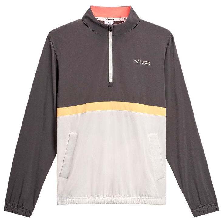 Puma Golf Pullover Puma X Duvin Windbreaker White Glow Präsentation
