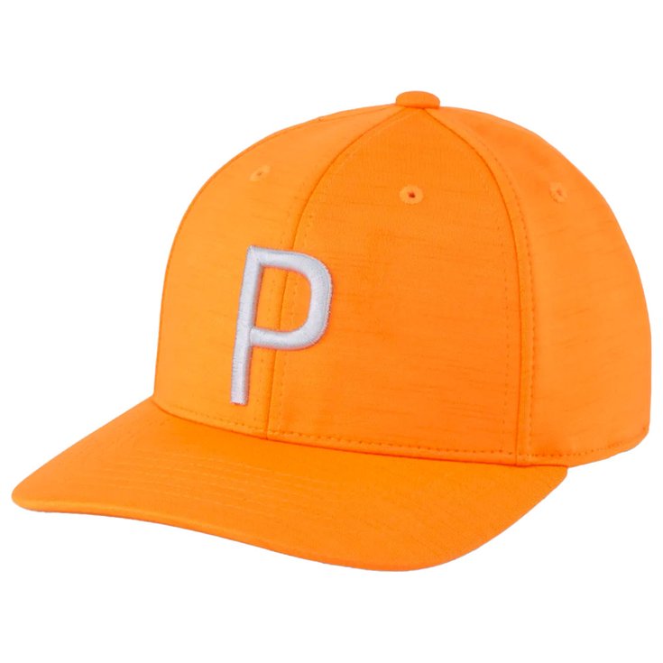 Puma Golf Cap Youth P Cap Rickie Orange Cool Mid Gray Präsentation