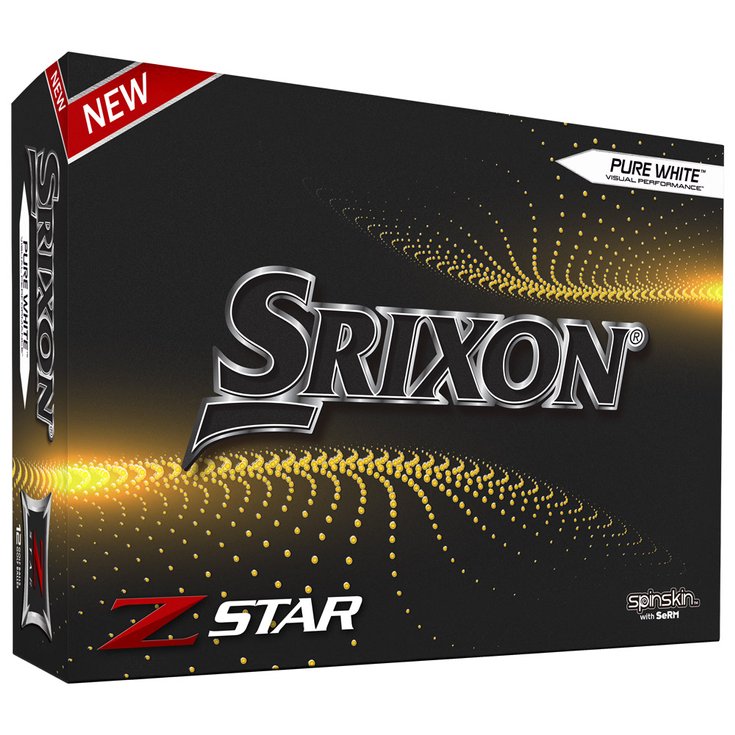 Srixon Balles neuves Z-Star Pure White - Sans Présentation