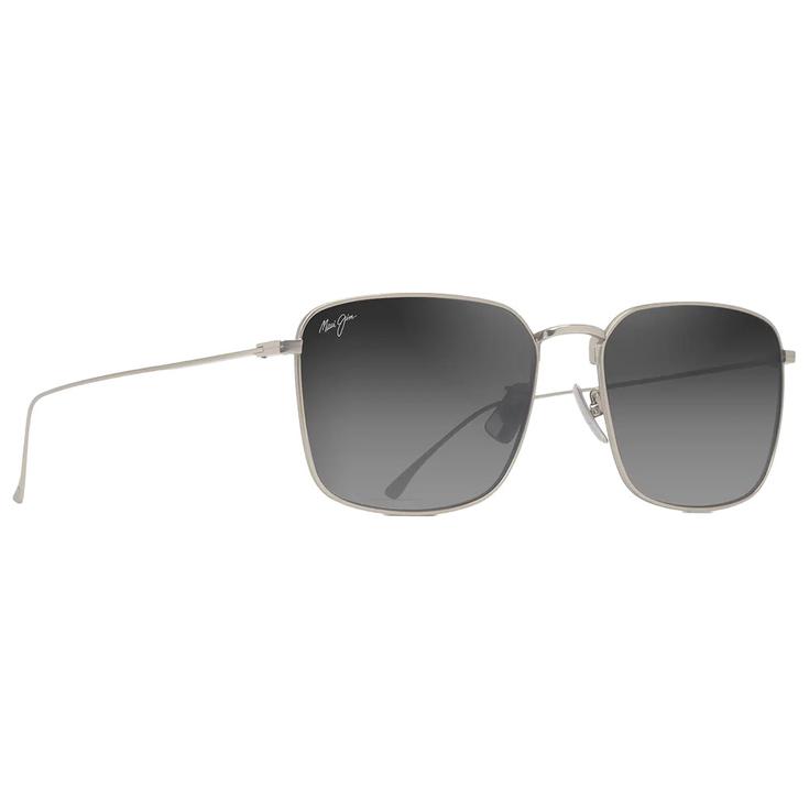 Maui Jim Sonnenbrille Kahako Matte Silver Neutral Grey MauiBrilliant Präsentation