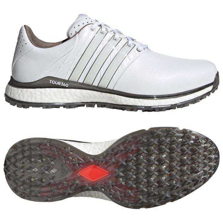 Adidas Schuhe ohne Spikes Tour360 XT SL 2.0 Cloud White Dark Silver Metallic Präsentation
