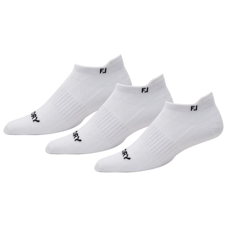 Footjoy Socken Women Prody Lightweight Roll Tab 3 Pairs White Präsentation