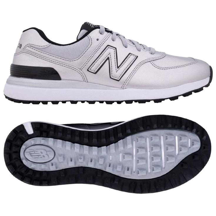 New Balance Schuhe ohne Spikes Women's 574 Greens V2 Silver Präsentation