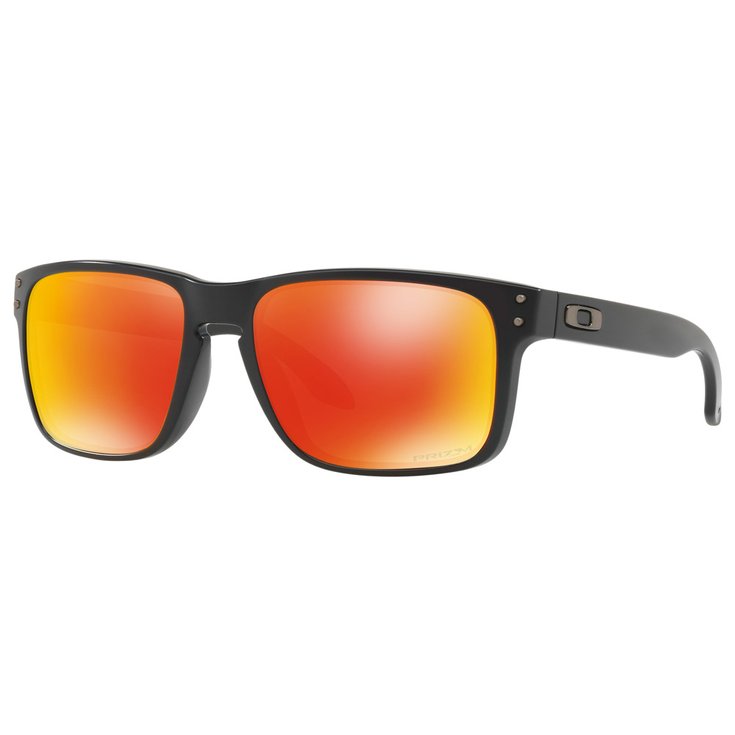 Oakley Sonnenbrille Holbrook Matte Black Prizm Ruby Präsentation