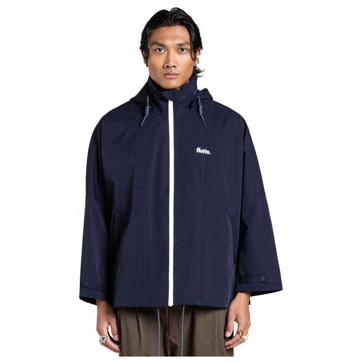 Flotte Blouson Street Lourmel Indigo Présentation