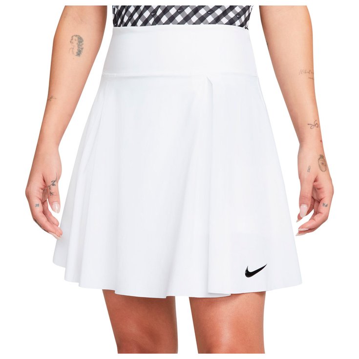 Nike Rock Dri-Fit Advantage Skirt White Black Präsentation