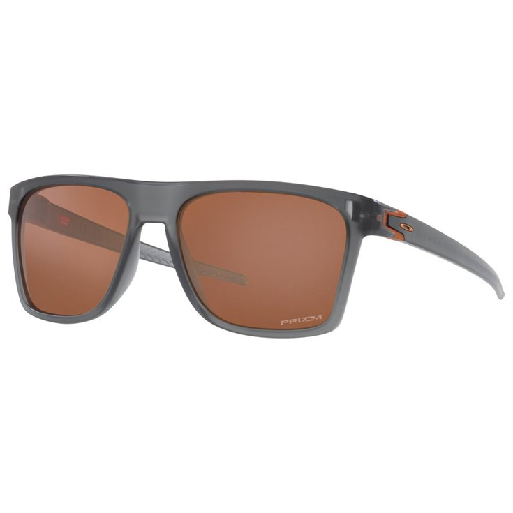 Oakley Sonnenbrille Leffingwell Matte Grey Smoke Prizm Tungsten Präsentation