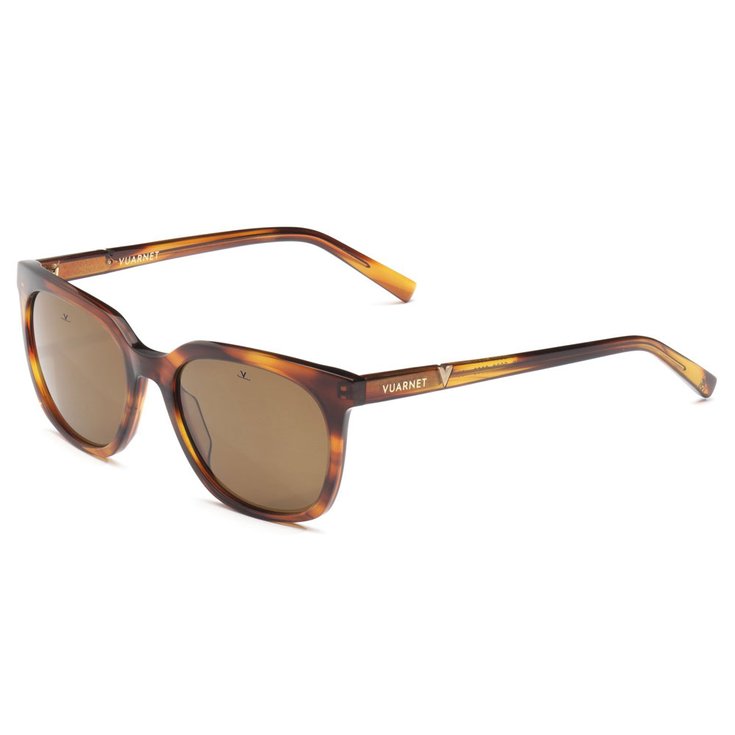 Vuarnet Sonnenbrille Summit Brown Stripes Brown Polar Präsentation
