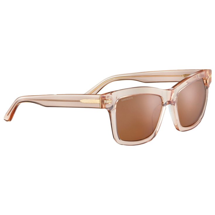 Serengeti Lunettes de soleil Winona Pink Champagne Polarized Drivers Présentation